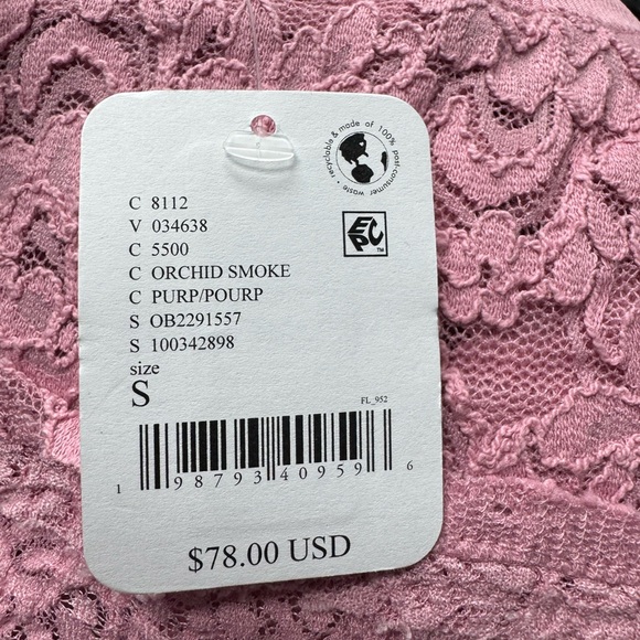 FREE PEOPLE Sheer Lace Flared Long Sleeve Top - Picture 9 of 10